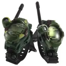 1 пара игрушечные рации часы Walkie Talkie 7 в 1 Детские часы радио открытый телефон игрушка подарок для Chirlden 2 шт M