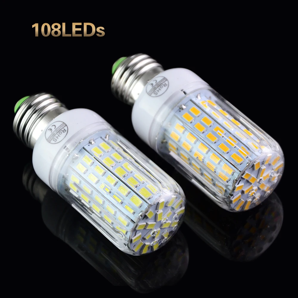 5730 чип E27 светодиодная лампа для кукурузы 110В 24Led 30Led 42Led 64Led 80Led 89Led 108 LED 136