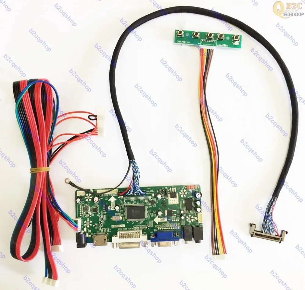 HDMI+ DVI+ VGA+ аудио) ЖК-контроллер платы монитора комплект для T420HVN04.0 1920X1080 панели экрана