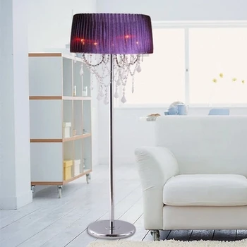 

14 color lampshade 4 pcs bulb holder fabric lamp shade luminaire floor lamp