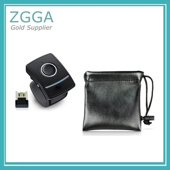 

2.4G 1200DPI Mini Wireless Elf Finger Mouse Laser Micro Ring Rechargeable Mice for Genius Brand PC Laptop NEW