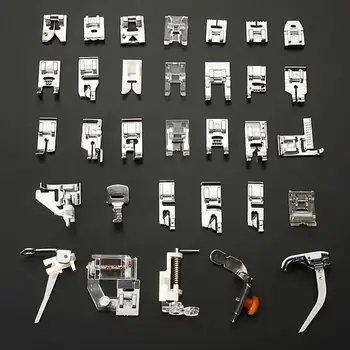 

Multifunctional Sewing Machine Foot Presser Foot Hem Crimping Feet Sewing Accessories Household Presser Feet Kit Set
