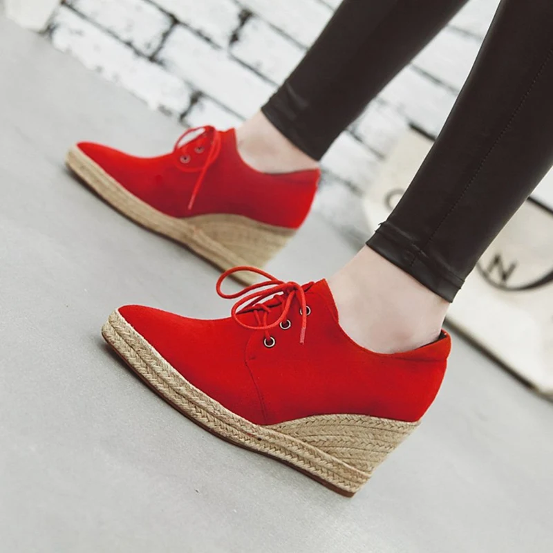 Женские замшевые туфли лодочки REAVE CAT Chaussure femme на платформе и высоком каблуке