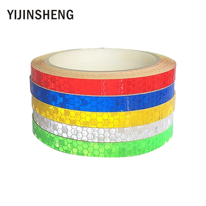 Reflective Stickers Safety Strips Reflect Warning Tape Bike Wheel Sticker