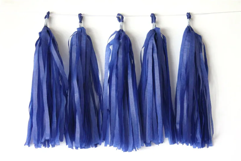 Paper Tassel-3 Партия 5 шт. 14 дюймов гирлянда из папиросной бумаги с кистями Свадебные украшения день рождения детский душ домашние вечерние бумажные изделия - Цвет: Paper Tassel-3