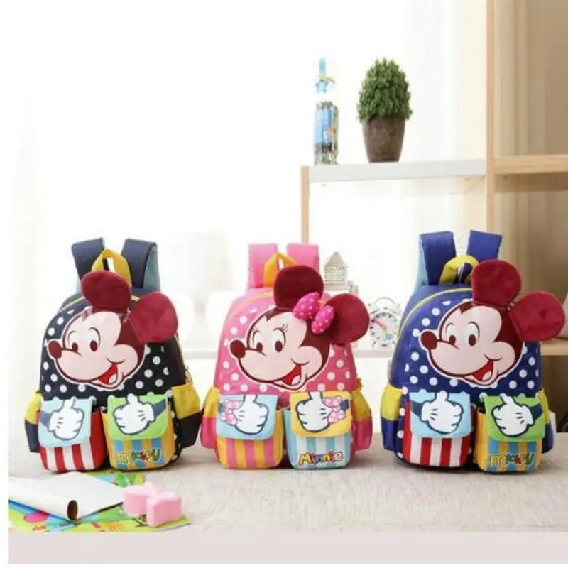cheap Cartoon Mickey Children School Bags For Girls amp;Boy 2018 Kids Backpack Child Book Bag Minnie Princess Schoolbags Mochila Escolar