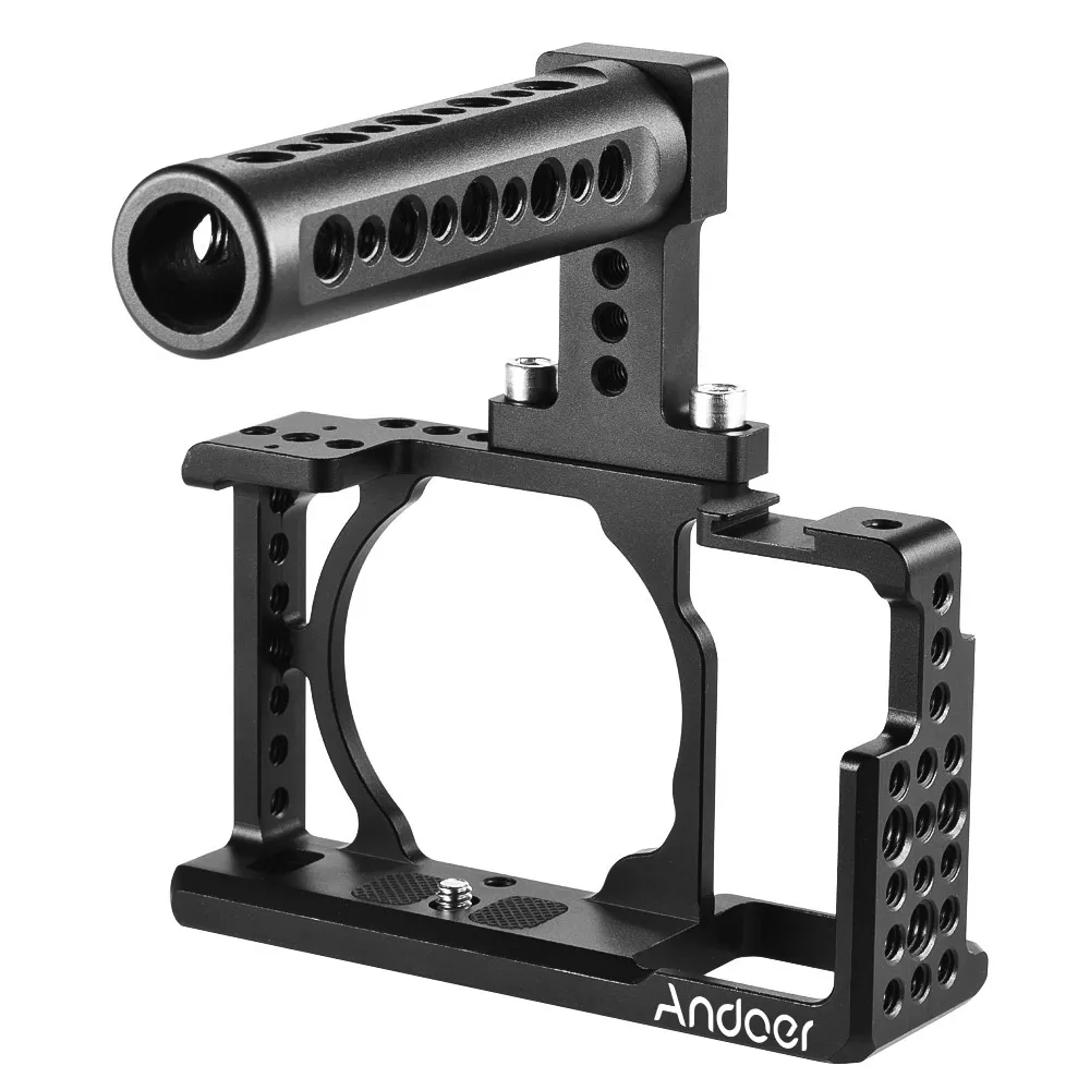 Камера andoer Cage стабилизатор для sony A6000 A6300 NEX7 ILDC крепление микрофона монитор штатив аксессуары для освещения - Цвет: option2