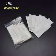 Перманентный макияж иглы 1R * 100 шт. Стерилизации упаковки