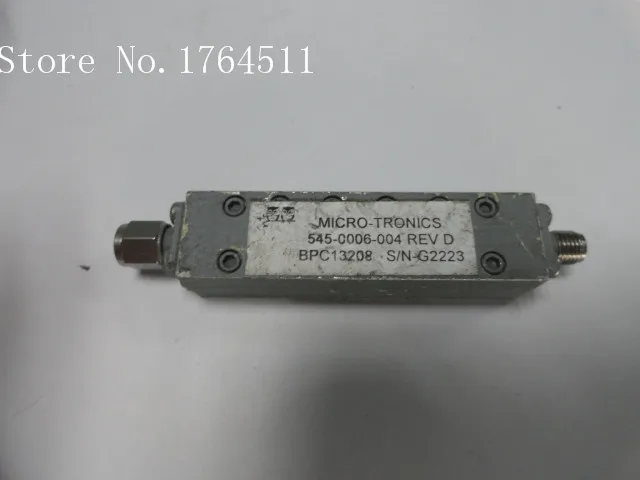 

[BELLA] MICRO-TRONICS 545-0006-004 13.7-14.5GHZ RF bandpass filter SMA