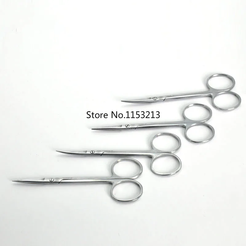 10 см нержавеющая сталь офтальмологические инструмент хирургический косметический бытовой узор медицинские ножницы прямые