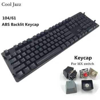 

Cool Jazz Backlit Double shot 61/104 ABS Keycap Set OEM profile keycaps for mechanical gaming keyboard