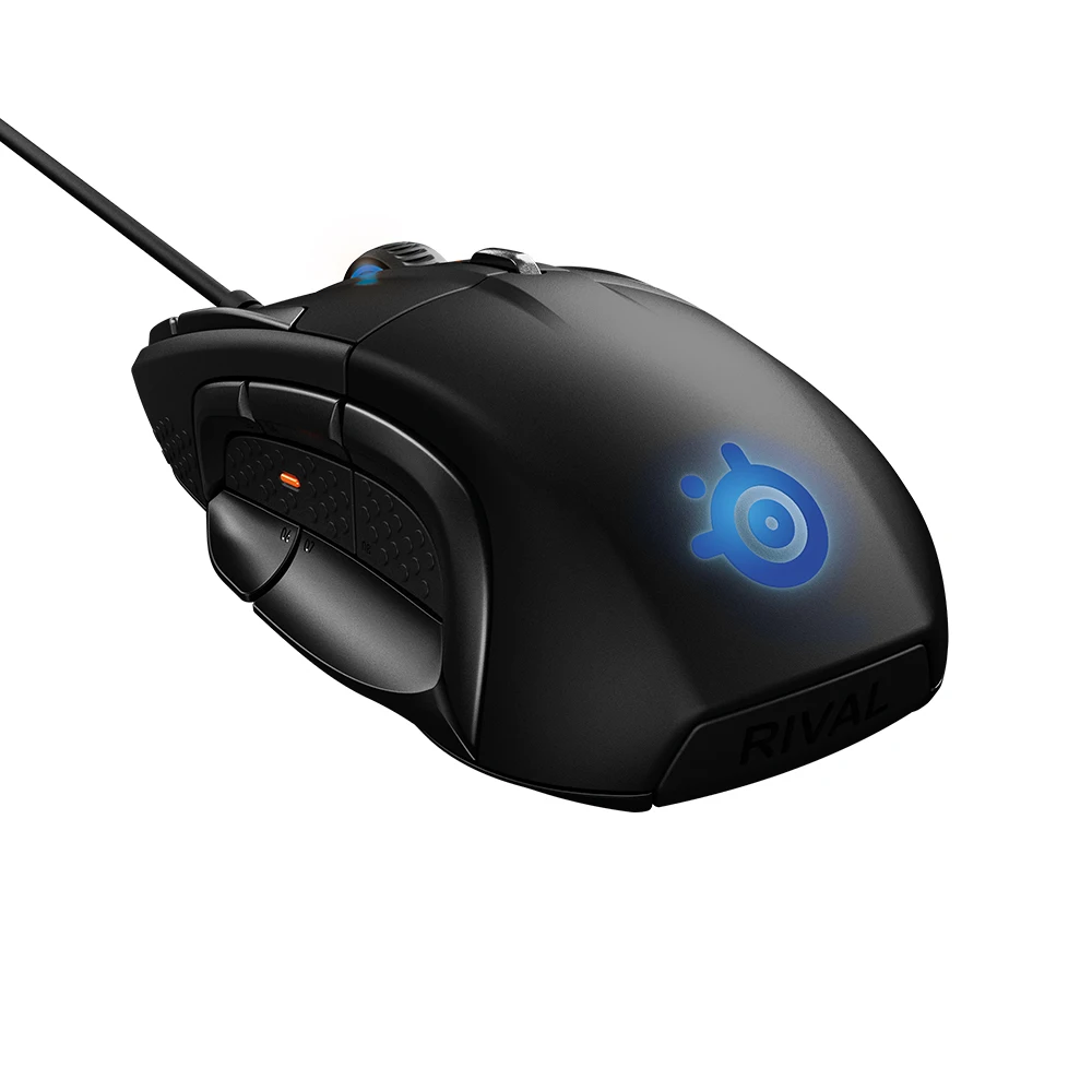  100% Original SteelSeries Rival 500 FPS RTS MMO LOL WOW Gamer Gaming Mouse Mice USB Wired 6500 DPI 