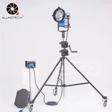 ALUMOTECH Pro HMI M18 Par Light+ 1000 Гц e-балласт+ кабель 7 м+ штатив с тяжелой нагрузкой с колесами для фотостудии