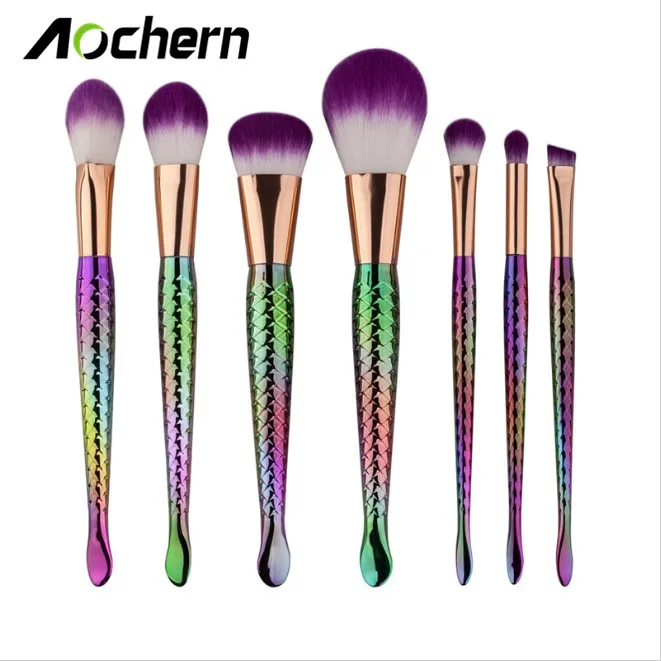 

Aochern Makeup Brushes 5Pcs&7Pcs Make up Brush Set Blending powder Eyebrow Eyeliner Blush Pincel maquiagem Cosmetic Brush