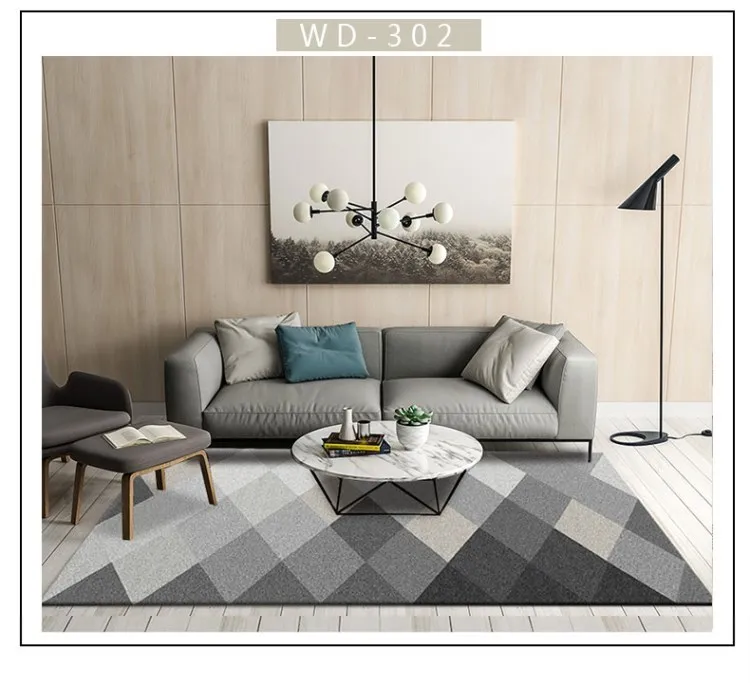 

European Rustic Room Mats Mediterranean Roses Bedroom Carpet Modern Large Rugs Beige