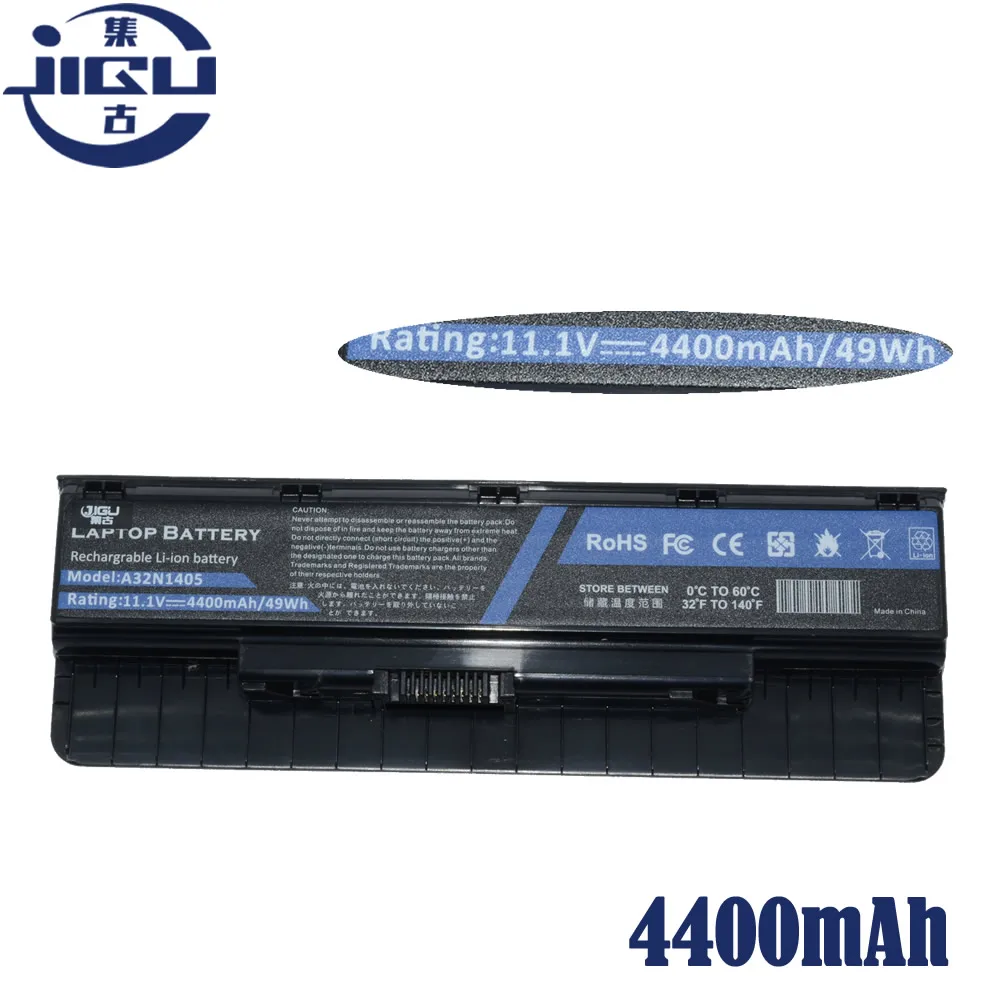 Tanie JIGU 11.1V wymienna bateria A32LI9H A32N1405 A32N14O5 A32NI405 dla Asus G551 G551J G551JK G551JM G58JM G771 G771J G771JK