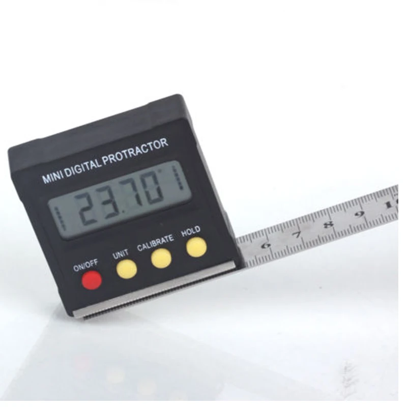 Precision digital protractor inclinometer Level box digital angle finder Bevel Box with magnet base