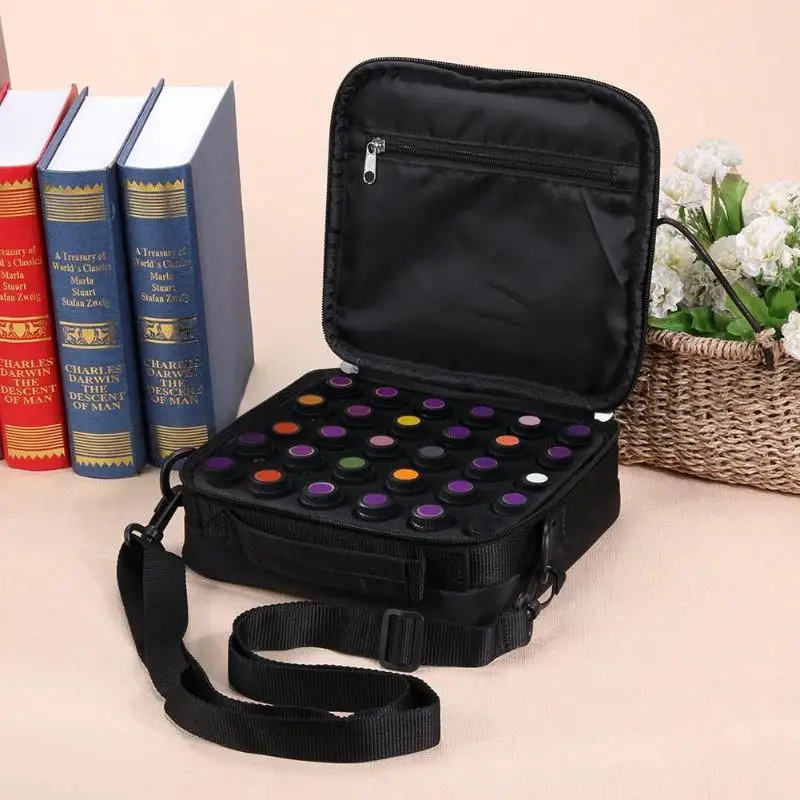 30 Bottle Essential Oil Case Carrying Holder Perfume Oil