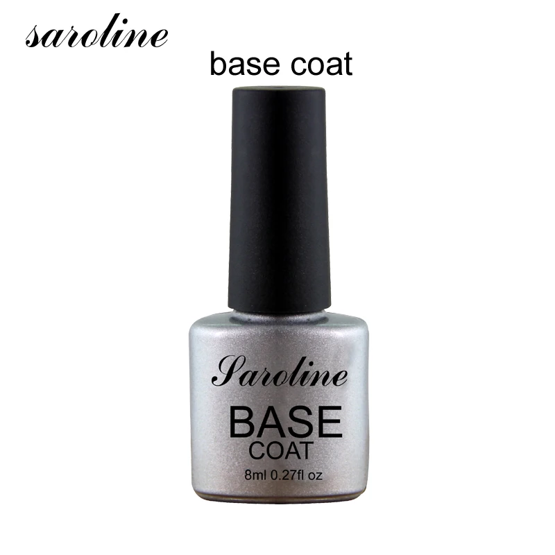 Серия Saroline, УФ светодиодный, чистый, телесный Гель-лак для ногтей, 29 цветов, модный гель для ногтей, обычный Гель-лак для ногтей, Полупостоянный, цветной - Цвет: base coat