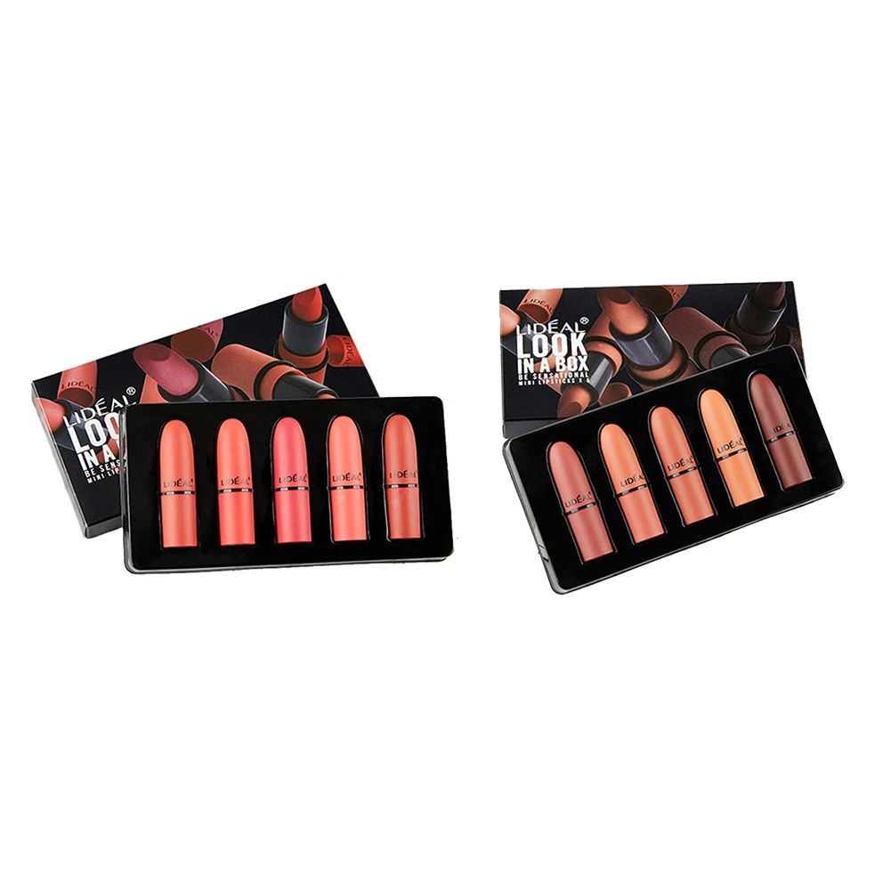 Make-up Color Earth Lipstick Set Makeup Combination Lasting Waterproof Lip Makeup Make-up (1)