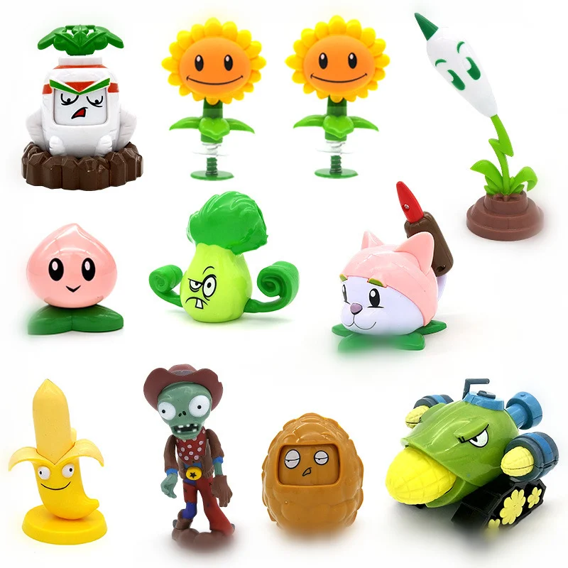 

2019 NEW Plants Vs. Zombie PVC Action Figures Toy Model Children's Game Play Collection Party Toys 14style