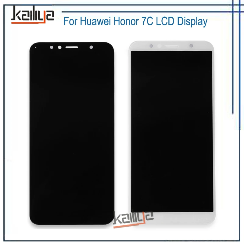 

LCD Display For Huawei Honor 7C Aum-L41+5.7" Touch Screen Senor Digitizer Mobile Phone Assembly Replacement Black White