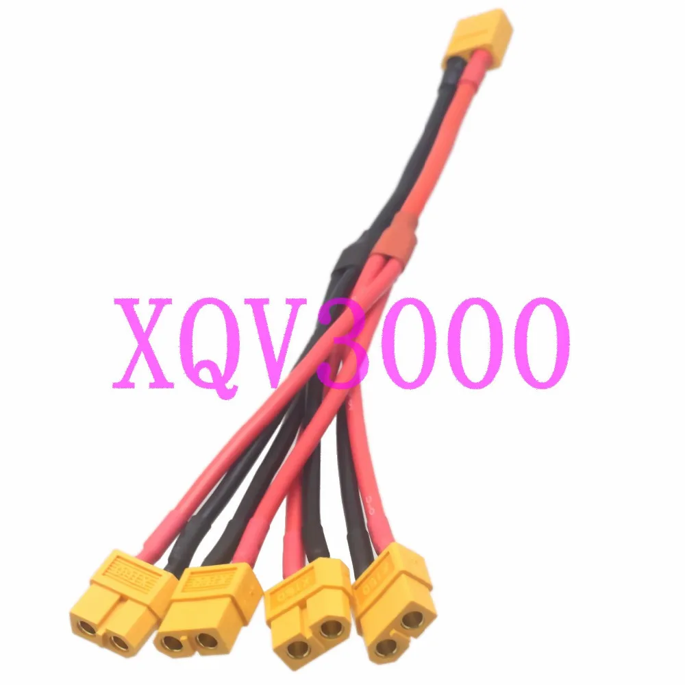 XT60 Connector 1 to 4 Wire Parallel Power Distribution Cable for FPV