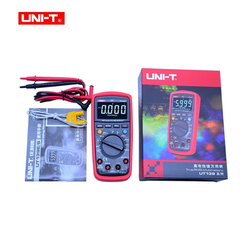 UNI-T UT139S True RMS Digital Multimeter LPF low pass filter LoZ low impedance input +temperature test EBTN display function цена UNI-T UT139S True RMS Digital Multimeter LPF low pass filter LoZ low impedance input +temperature test EBTN display function цены онлайн