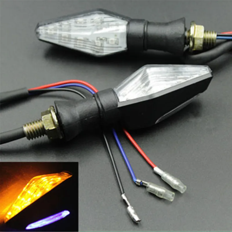 

Mini LED Turn Signal Light Indicator Positive and negative Light Motorcycle Cafe Racer Old School Bobber Touring Dirt Bike