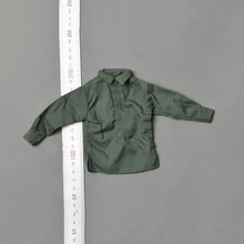 1/6 Men's Clothes Model Deep Green Shirt Model for 12'' Male Action Figures Bodies DIY Accessories Toys Gifts