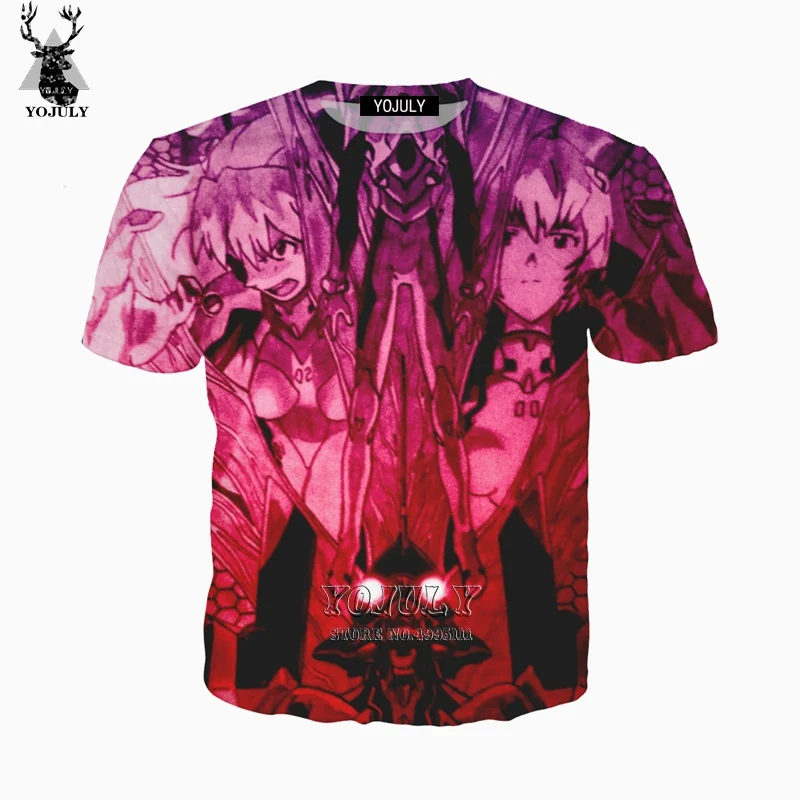 

YOJULY 3D Print Unisex Japan Anime NEON GENESIS EVANGELION EVA Casual Youth T-shirt/Sweatshirt/Hooded hoodies/Jacket Coat A414