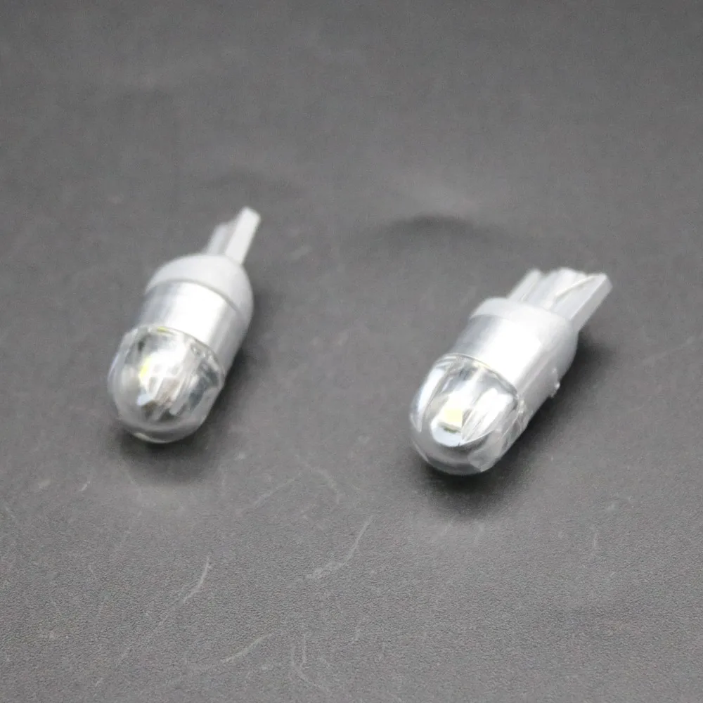 Фото EEMRKE 2 шт. T10 W5W 3030 2smd широкие лампы/паркосветильник огни освесветильник номерного знака s лампы кронштейна камеры белого цвета №2