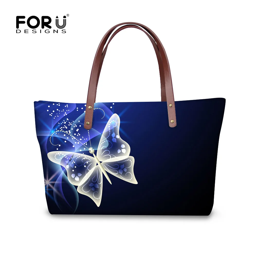 

FORUDESIGNS 3D Butterfly Printed Women Casual Handbags Large Ladies Shoulder Tote Bags Bolsas Feminine Bags Messenger Bag Girls