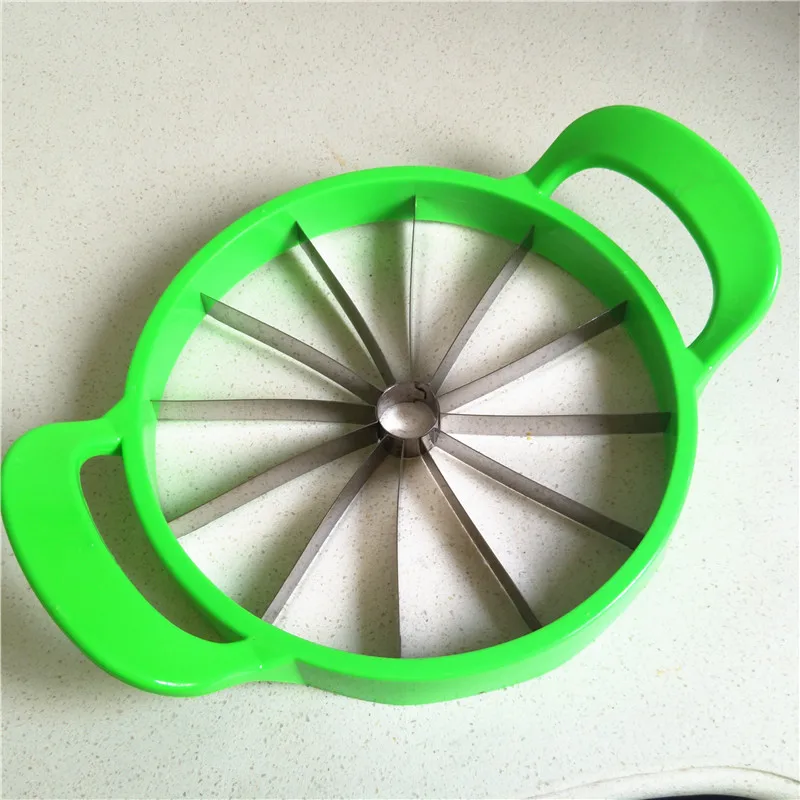 Арбуз резак удобный Кухня приготовления Резка Инструменты арбуз Slicer резак фруктов Кухня фрукты отправлен(внутренняя Dia.24cm