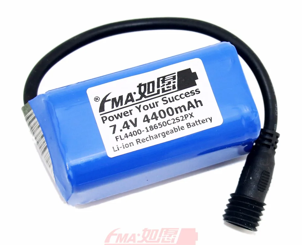 

LiIon Battery Pack 7.4V 4400mAh for MagicShine LED Bike Light 2S2P AY