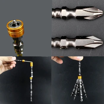 

NEW PH2 Cross Head Screwdriver Bit Double Head Electric Screwdriver Phillips Screw Driver With Magnetic Ring Hardness 65MM