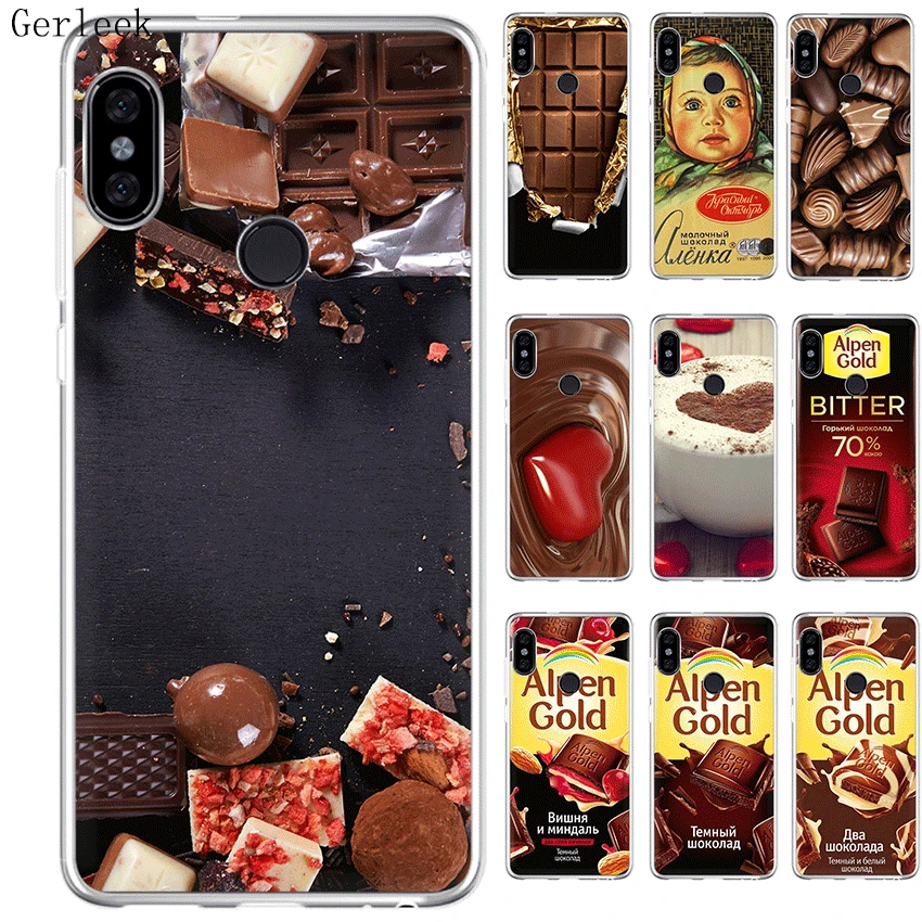 Жесткий чехол Desxz Chocolate для Xiaomi Mi A2 A1 5X6X6 8 9 9se 5 5S MAX 3 Lite | Мобильные телефоны и