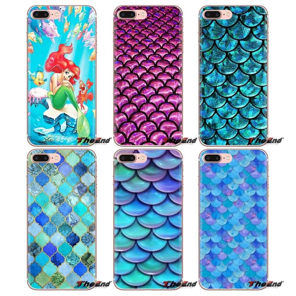 Beautiful Mandalas Mermaid Scales TPU Shell Case For Huawei G7 G8 P7 P8 P9 P10 P20 P30 Lite Mini Pro P Smart Plus 2017 2018 2019 |