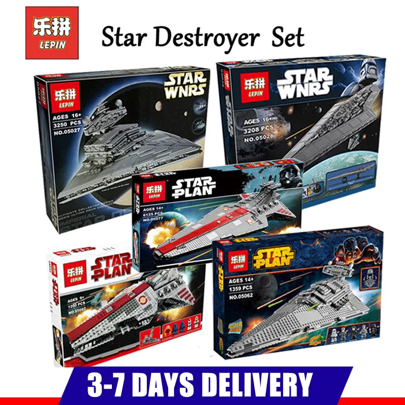 

Lepin 05027 05028 05077 The Ucs ST04 Set Republic Cruiser 05042 05062 Model Building Compatible LegoINGlys Blocks Bricks