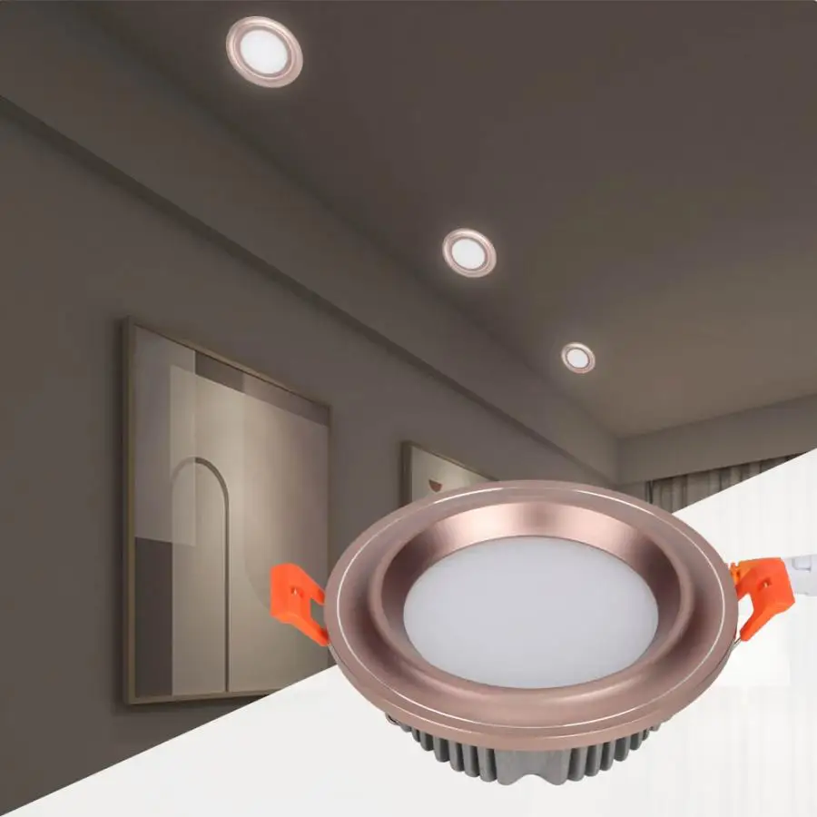 

Purple LED Lamp RGB CW Dimmable Wifi Smart LED Light Phone APP Control Ceiling Mount Lamp 7W AC85-265V