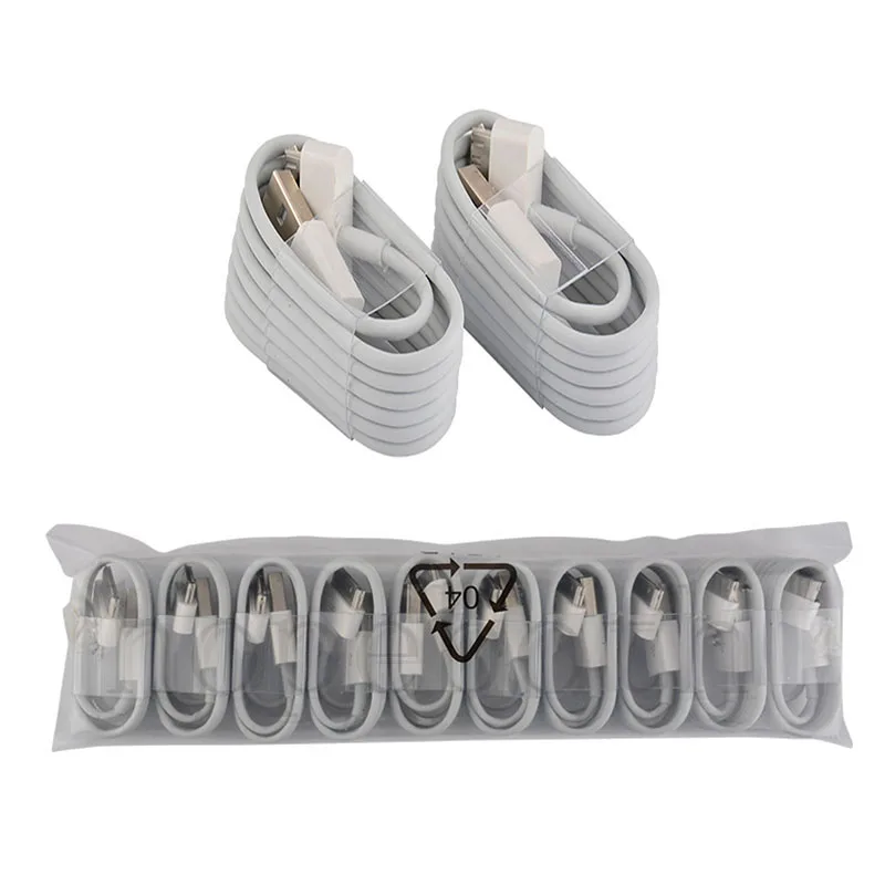 500pcs For iPad 30Pin Cable USB Charge High Quality 1M White Charger