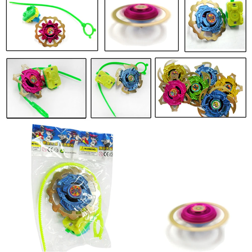 

NEW Gyroscope Magic 3D Gyro Toys Spinning Top Pull Rod Children Boy Girl Kid 3D Right Left Rotating Metal Plating Novelty Gift