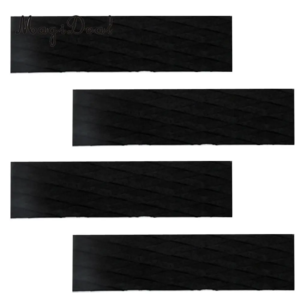 MagiDeal3 Pieces Non-Skid Traction Pad with 4 Pieces Surfing Surfboard Traction Funboard Pad Bar Grip