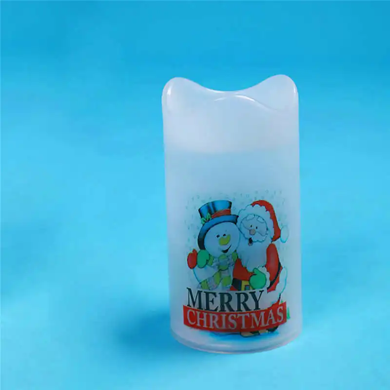 Popular LED Christmas Old man Snowflakes Socks Creative Candle Projection Lamp powerful Christmas must-have items #3o8 (11)