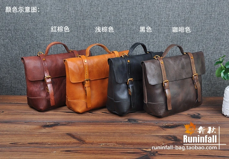 Дамская сумочка из растительного дубления в стиле ретро|cross body bags|message bagbody bag |
