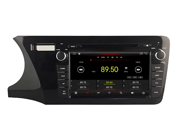 Top Fit for HONDA  CITY 2014 LHD OTOJETA android 9.1 Wifi car dvd player tape recorder GPS BLUETOOTH headunits with white light 5