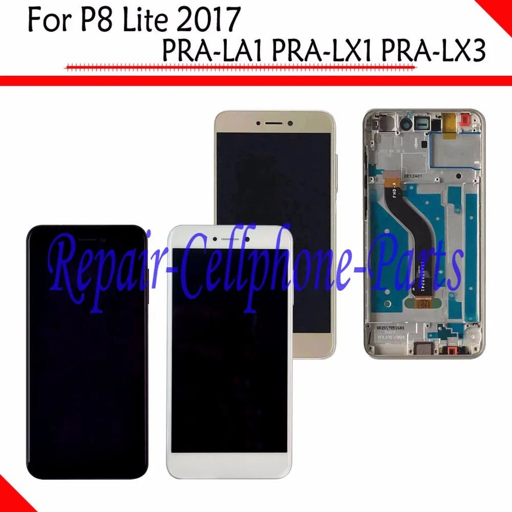 

Full LCD DIsplay + Touch Screen Digitizer + frame C Assembly For Huawei P8 Lite 2017 PRA-LA1 PRA-LX1 PRA-LX3 Tracking Number