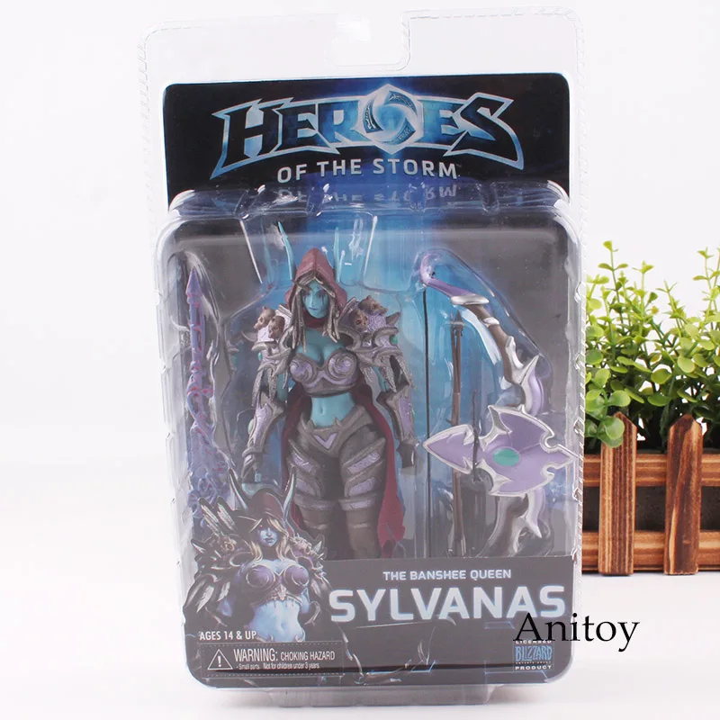 NECA HEROES of the STORM Game Figure The Banshee Queen Sylvanas Action Figure Model Toy 17cm NECA HEROES of the STORM Game Figure The Banshee Queen Sylvanas Action Figure Model Toy 17cm