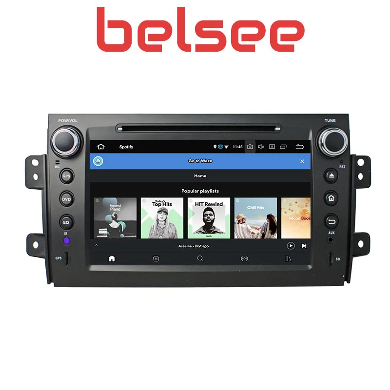 Clearance Belsee for Suzuki SX4 2006-2011 Android 8 Octa Core Car Radio 4GB Stereo Bluetooth GPS Unit Autoradio DVD Player WiFi Mirrorlink 3