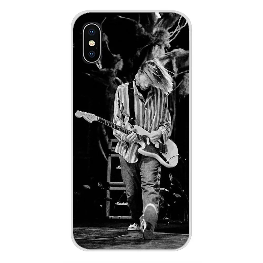 Для Xiaomi Redmi 4A S2 Note 3 3S 4 4X 5 Plus 6 7 6A Pro Pocophone F1 аксессуары чехол Nirvana Kurt Cobain Grunge Rock